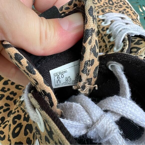 Vans Cheetah Print High Top Sneakers - Picture 6 of 7